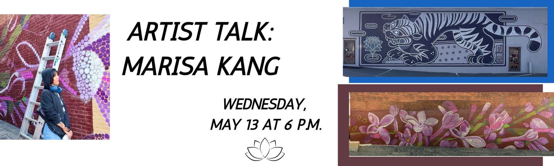 Artist Talk: Marisa Kang
Wednesday, May 13 at 6 p.m.